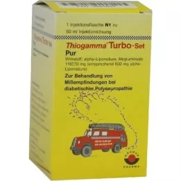 THIOGAMMA Turbokomplekt Pur süsteviaalid, 50 ml