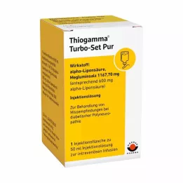 THIOGAMMA Turbokomplekt Pur süsteviaalid, 50 ml