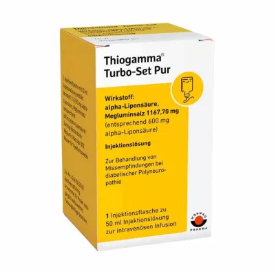 THIOGAMMA Turbokomplekt Pur süsteviaalid, 50 ml