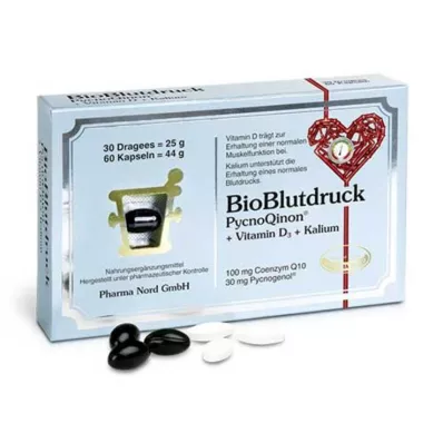 BIO BLUTDRUCK Dragees+kapslid Pharma Nord combip., 1 p