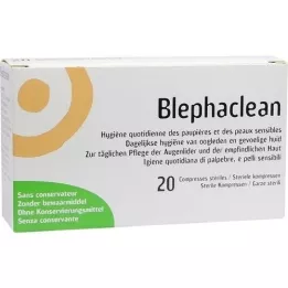 BLEPHACLEAN kompressid steriilsed, 20 tk