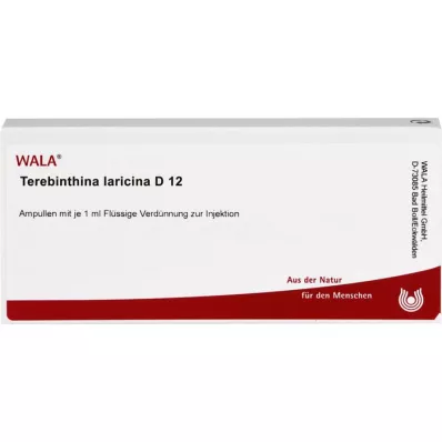 TEREBINTHINA LARICINA D 12 ampulli, 10X1 ml