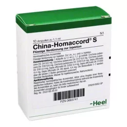 CHINA HOMACCORD S ampullid, 10 tk