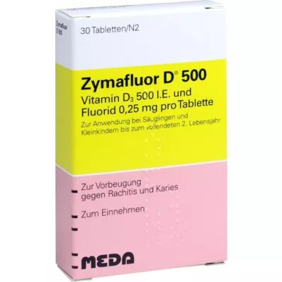 ZYMAFLUOR D 500 tabletti, 30 tk