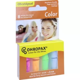 OHROPAX värviline vahtkork, 8 tk