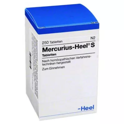 MERCURIUS HEEL S tabletid, 250 tk