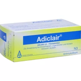 ADICLAIR Õhukese polümeerikattega tabletid, 100 tk