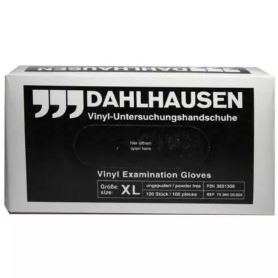 VINYL Pahteldamata kindad suurus XL, 100 tk
