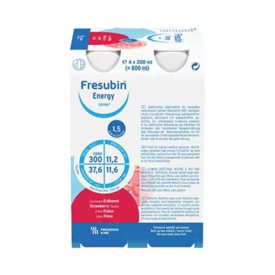 FRESUBIN ENERGY DRINK Maasika joogipudel 6X4X200 ml