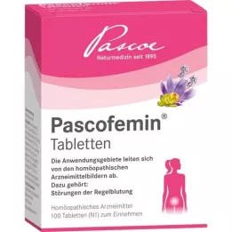 PASCOFEMIN tabletid, 100 tk