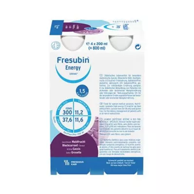 FRESUBIN ENERGY DRINK Forest Fruit joogipudel 6X4X200 ml