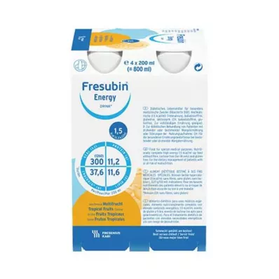 FRESUBIN ENERGY DRINK Multifruudi joogipudel 6X4X200 ml FRESUBIN ENERGY DRINK Multifruudi joogipudel 6X4X200 ml