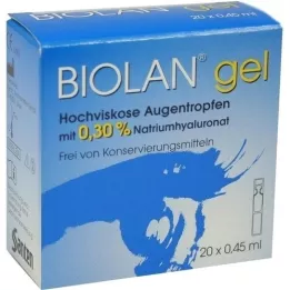 BIOLAN Silmatilgad, 20X0,45 ml