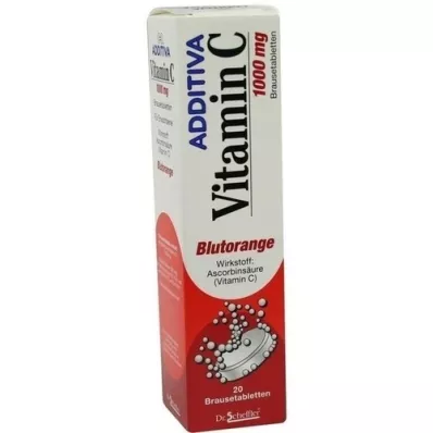 ADDITIVA C-vitamiini vereapelsini pritsimistabletid, 20 tk