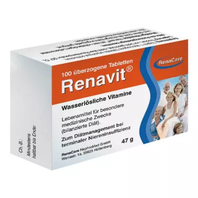 RENAVIT kaetud tabletid, 100 tk RENAVIT kaetud tabletid, 100 tk