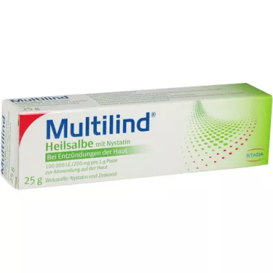 MULTILIND Nüstatiini ja tsinkoksiidi sisaldav salv, 25 g