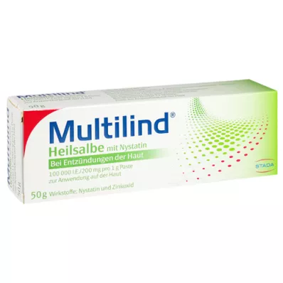 MULTILIND Nüstatiini ja tsinkoksiidi sisaldav salv, 50 g