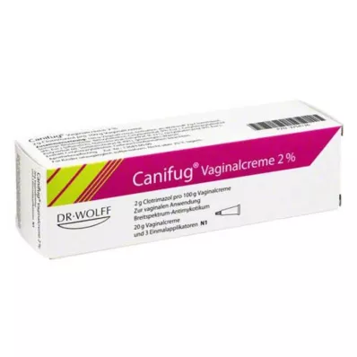CANIFUG Vaginaalkreem 2% w. 3 apl., 20 g