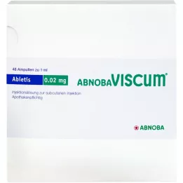 ABNOBAVISCUM Abietis 0,02 mg ampullid, 48 tk