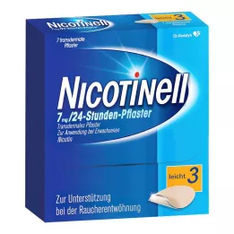 NICOTINELL 7 mg/24-tunnine plaaster 17,5 mg, 7 tk