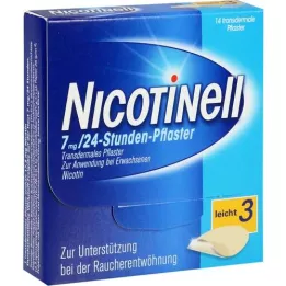 NICOTINELL 7 mg/24-tunnine plaaster 17,5 mg, 14 tk