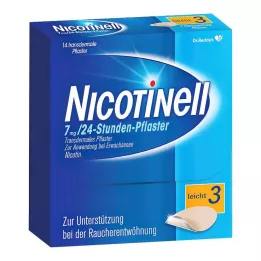 NICOTINELL 7 mg/24-tunnine plaaster 17,5 mg, 14 tk