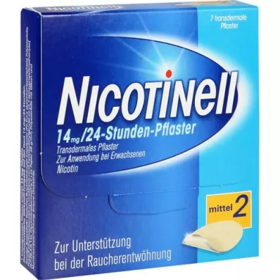 NICOTINELL 14 mg/24-tunnine plaaster 35mg, 7 tk