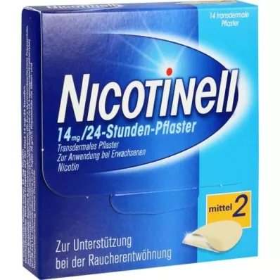 NICOTINELL 14 mg/24-tunnine plaaster 35mg, 14 tk