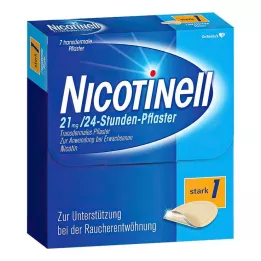 NICOTINELL 21 mg/24-tunnine plaaster 52,5 mg, 7 tk