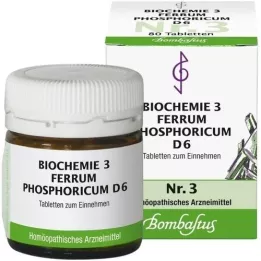 BIOCHEMIE 3 Ferrum phosphoricum D 6 tabletti, 80 tk