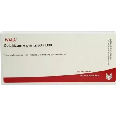 COLCHICUM E planta tota D 30 ampulli, 10X1 ml