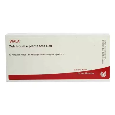 COLCHICUM E planta tota D 30 ampulli, 10X1 ml COLCHICUM E planta tota D 30 ampulli, 10X1 ml