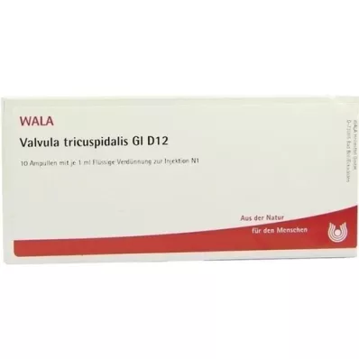 VALVULA tricuspidalis GL D 12 ampulli, 10X1 ml