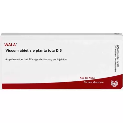 VISCUM ABIETIS e planta tota D 6 ampulli, 10X1 ml