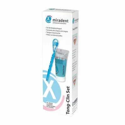 MIRADENT Keelepuhastuskomplekt Tong-Clin, 1 tk