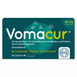 VOMACUR 40 suposiiti, 10 tk