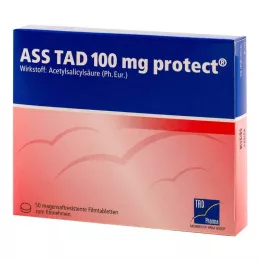 ASS TAD 100 mg kaitsvad enteroossed õhukese polümeerikattega tabletid, 50 tk