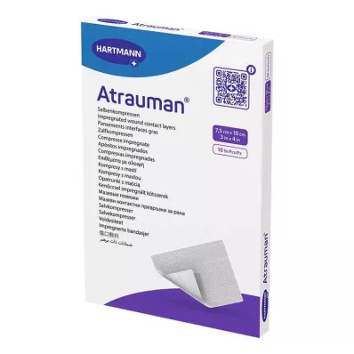 ATRAUMAN 7,5x10 cm steriilsed kompressid, 10 tk