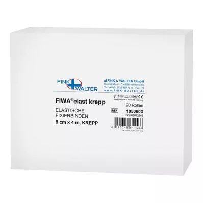 FIXIERBINDE elastne laiasilmaline 8 cmx4 m, 20 tk