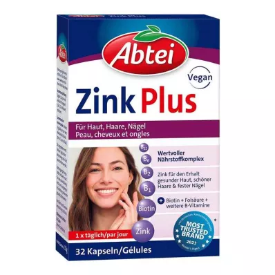 ABTEI Zinc Plus toitainete kapslid, 32 kapslit