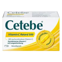 CETEBE C-vitamiini aeglase vabanemisega kapslid 500 mg, 60 tk