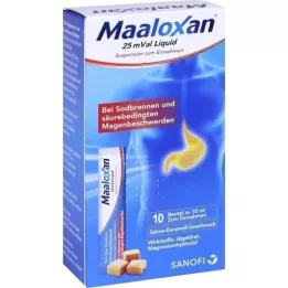 MAALOXAN 25 mVal vedelik, 10X10 ml