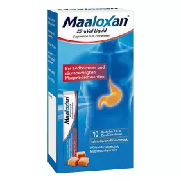 MAALOXAN 25 mVal vedelik, 10X10 ml
