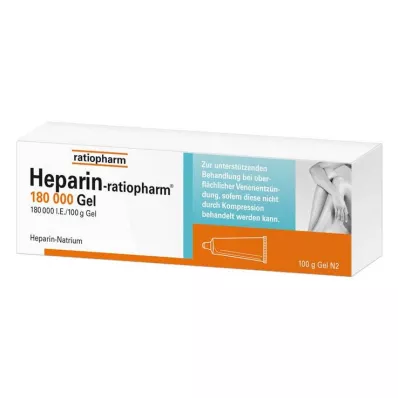 HEPARIN-RATIOPHARM 180 000 I.E. geel, 100 g