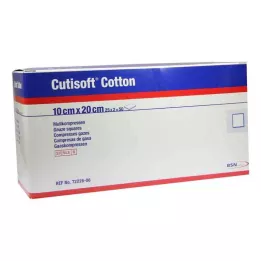 CUTISOFT Puuvillakompr.10x20 cm ster.8x, 25X2 St