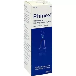 RHINEX ninasprei + nafasoliin 0,05, 10 ml