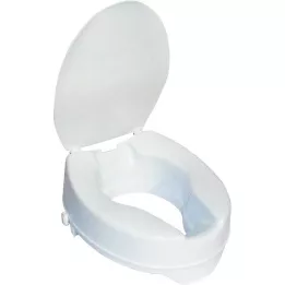 TOILETTENSITZERHÖHUNG 13 cm ilma kaaneta + kinnitusklambrid, 1 tk