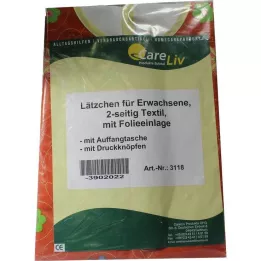 LÄTZCHEN Taskuga pikendus, 2-poolne tekst. koos fol. pressnööpidega, 1 tk