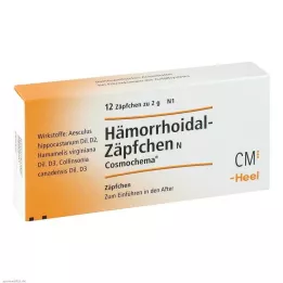 HÄMORRHOIDAL Suppositooriumid N Cosmochema, 12 tk