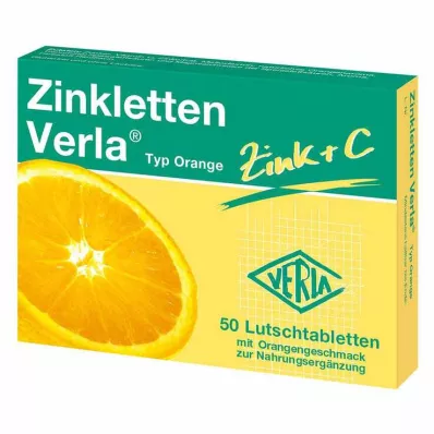 ZINKLETTEN Verla apelsinipastillid, 50 kapslit